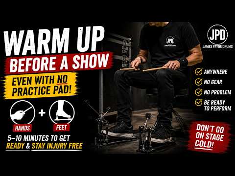 Drum Warm-Up Routine Before Every Show