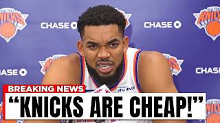 Karl-Anthony Towns Goes Off On The Knicks Over Salary Cut