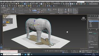 3DsMax Tutorials, Learn 3D Modeling an Elephant Animal from Scratch in 3dsmax ( Part 4)