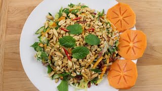 Persimmon Vietnamese Salad (goi hong)