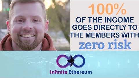 Infinite Ethereum Smart Contract - Earn Ethereum Daily @ www.infinite-eth.io