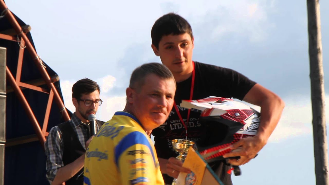 Награждение на всероссийских соревнованиях по аквабайку в Великом Устюге (класс "Runabout Stock")