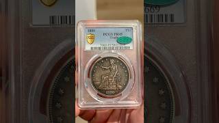 Fresh from CAC! 1880 PCGS PR45 CAC Approved Trade Dollar! #reels #coin #viralvideo #reel #pcgs