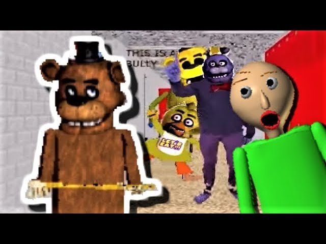 FNAF with BALDI at Baldi's Basics - Play FNAF with BALDI at Baldi's Basics  Online on KBHGames