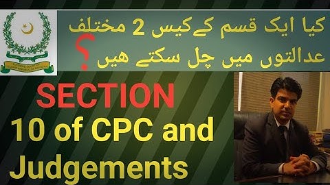 Doctrine of Res Sub-judice | Section 10 of CPC | Stay of Suit