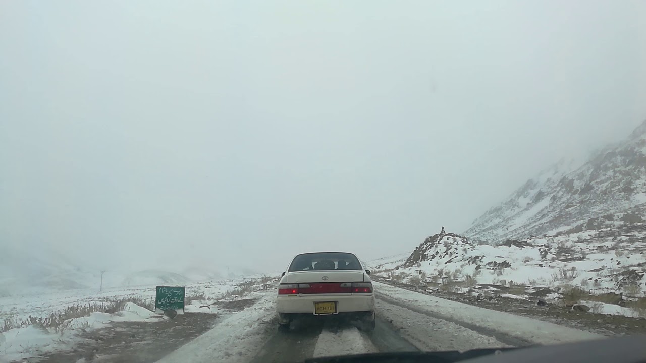 Extreme snowfall in Quetta
