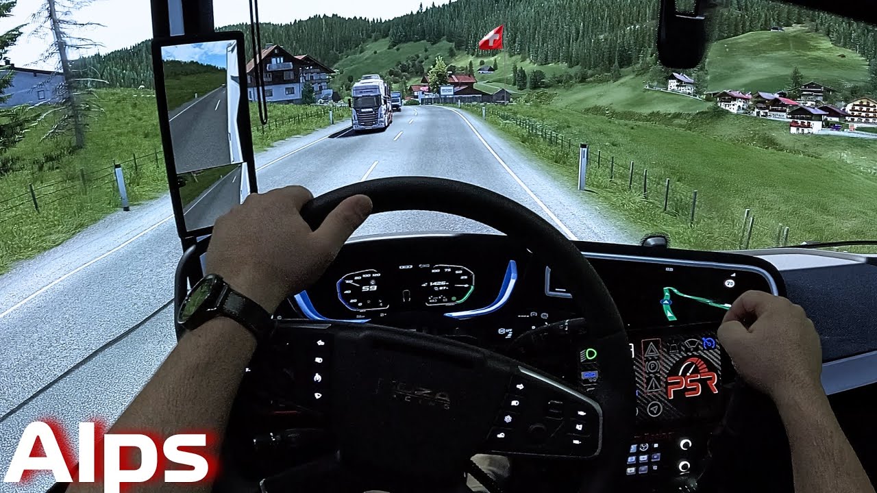 Surviving the Austrian Alps in an⚡Electric Truck | ETS2