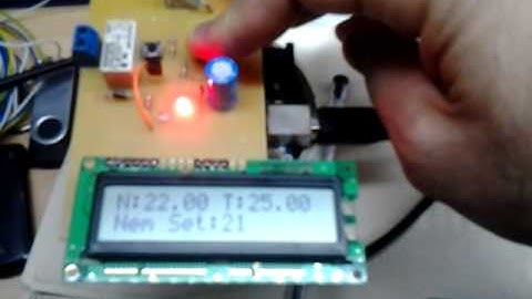 Arduino Nem Kontrol DHT11 Röle Led Buton LCD Ekran