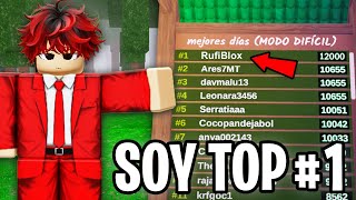 Intenté Llegar al TOP 1 de MODO DIFÍCIL en 99 Noches en el Bosque