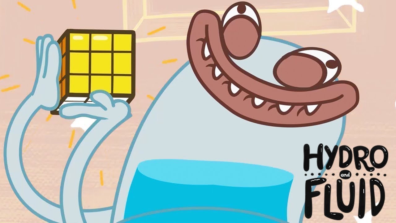 수력 및 유체 | 루빅스 큐브 챔피언 | 어린이를위한 재미있는 만화 | WildBrain Videos For Kids