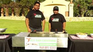 Taco Bar Catering Deluxe Taco Cart