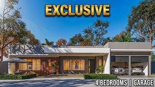 Exclusive Modern House Design | 4 Bedroom with Car Garage | 14m x 24m