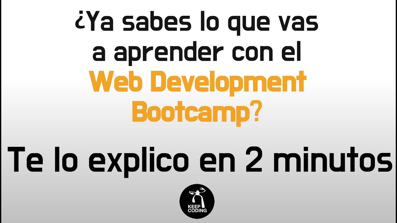 Bootcamp Desarrollo Web - Más que un Full Stack Developer - YouTube