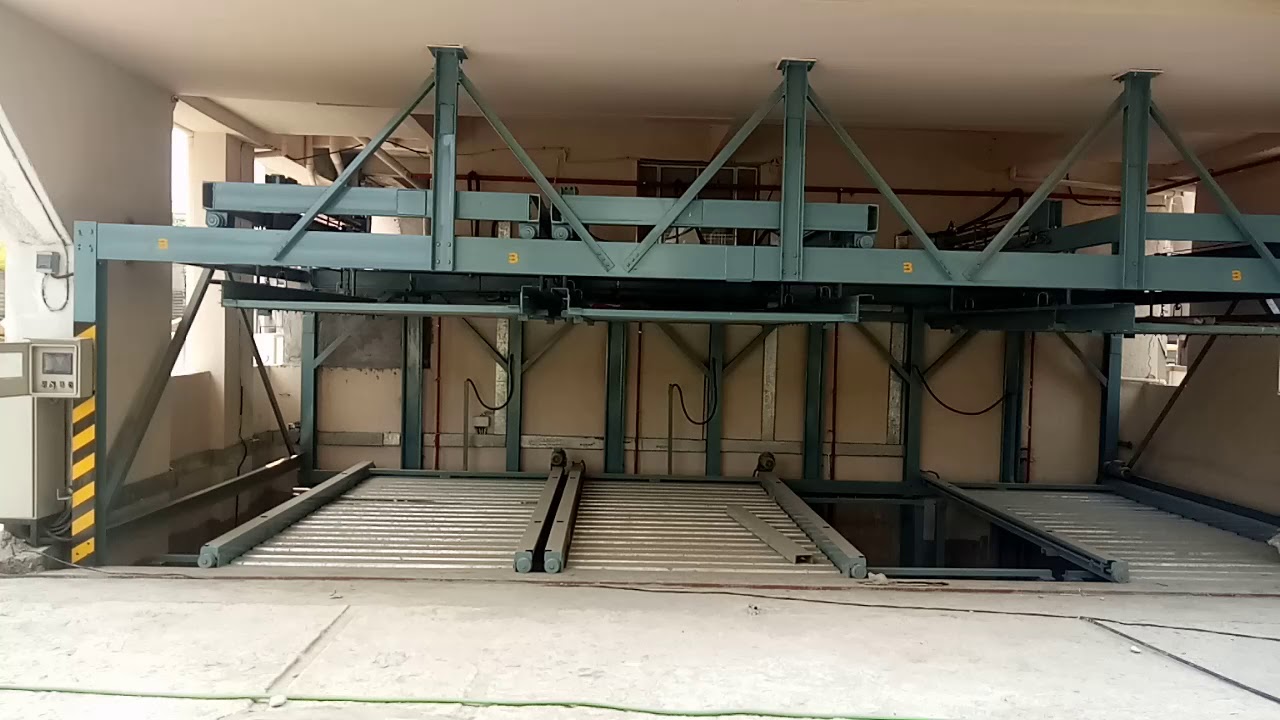 Hydraulic Pit Puzzle Parking System