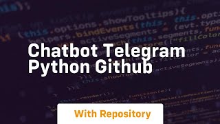 chatbot telegram python github