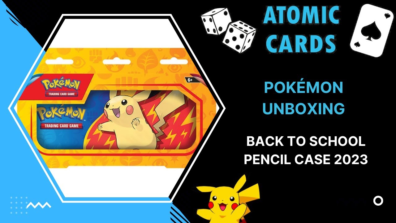 Pokemon Trading Card Game: Back to School Pencil Case (2023