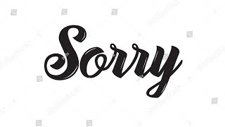 My apology note….￼