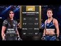 EA Sports UFC 5 Gameplay Irene Aldana vs Miesha Tate