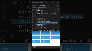 CSS Grid property Tricks 🌟#viral #css #coding #html #trending #react #shorts #trending #tricks