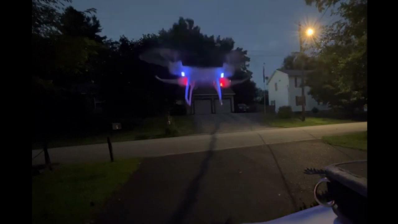 White Axles Aircraft drone flight at night Sunday 8/7/2022 YouTube
