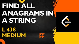 FIND ALL ANAGRAMS IN A STRING | SLIDING WINDOW | LEETCODE 438 | DSAINJS #javascript #dsa #leetcode