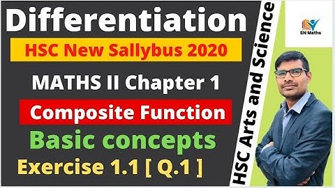 Differentiation||HSC-12||Derivative of composite Function||Lecture 1