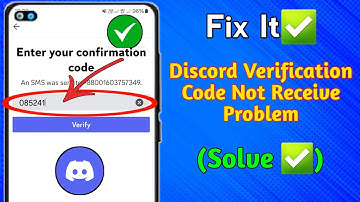 Problam Solve✅:  How To Discord Verification Code Not Receive Problem (New 2024) ||
