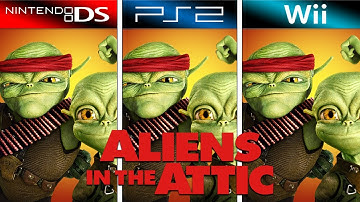aliens in the attic (2009) DS vs PS2 vs Wii (Graphics Comparison)