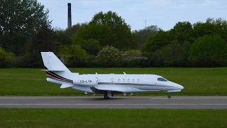 NetJets Europe Cessna Citation Latitude CS-LTR at Cambridge