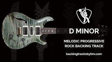 Melodic Progressive Rock Backing Track in D Minor | 100 BPM