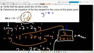 24-11-22[3.1 PR 1,2] 2nd Derivatives with Implicit Differentiation