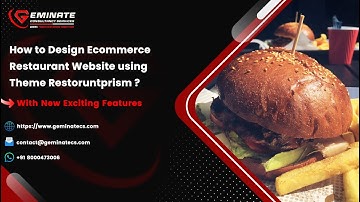 How to Design Ecommerce Restaurant Website using Theme Restoruntprism  ? [1.1]