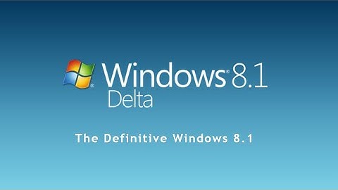 Exploring Windows 8.1 Delta!