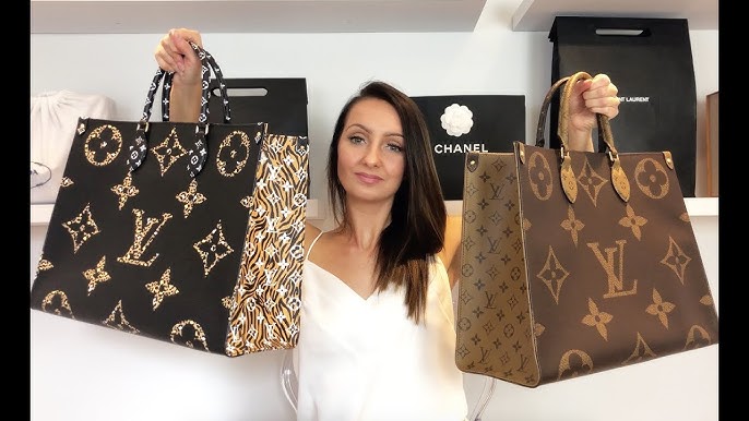 Giant Monogram OnTheGo Tote Bag VS Speedy 30 Louis Vuitton Comparison 