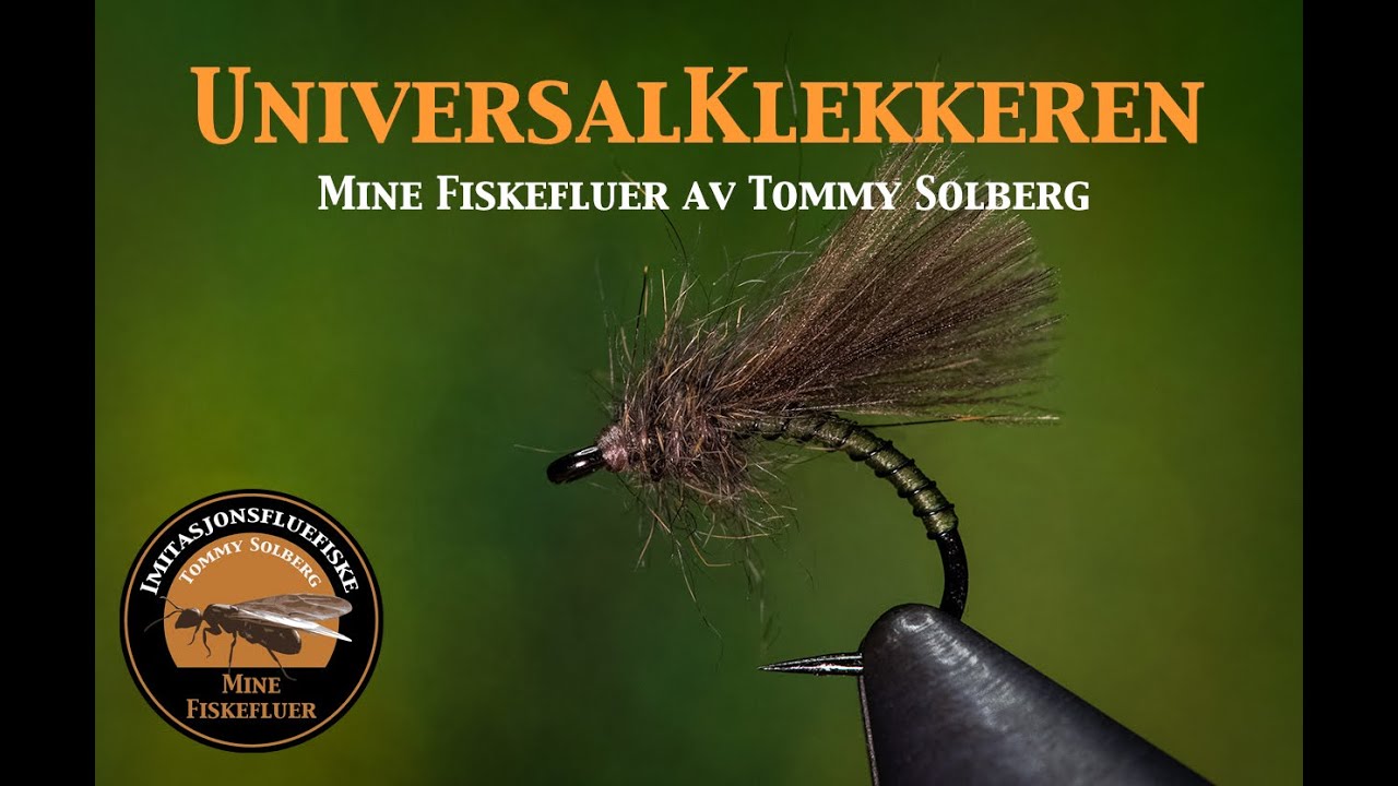 Universal Klekker. Mine fiskefluer og imitasjonsfluefiske. Fluebinding av vårflue-døgnflue klekker