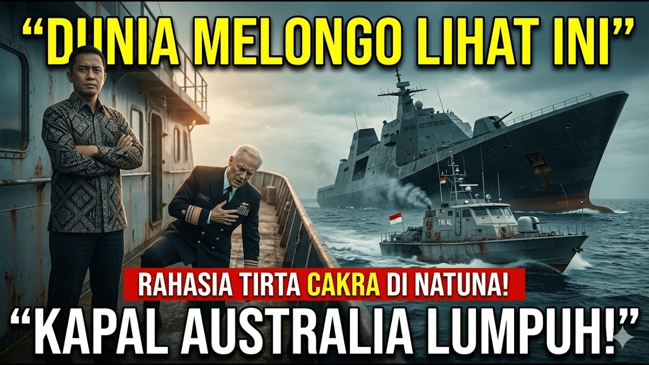 SKAKMAT! AUKUS PANIK! Laksamana Australia Pucat Pasi Kapal Silumannya Lumpuh di Natuna!