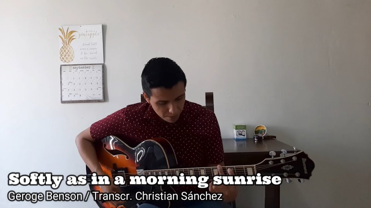 Softly as in a morning sunrise - George Benson FULL transcription