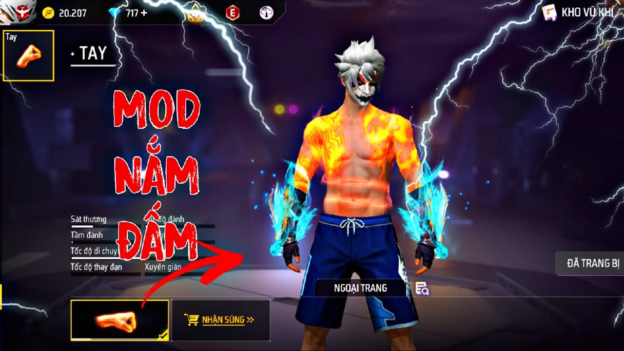 MOD SKIN FF OB51 |  HƯỚNG DẪN MOD SKIN NẮM ĐẤM LONG QUYỀN FULL HIỆU ỨNG  MỚI NHẤT OB50 | 