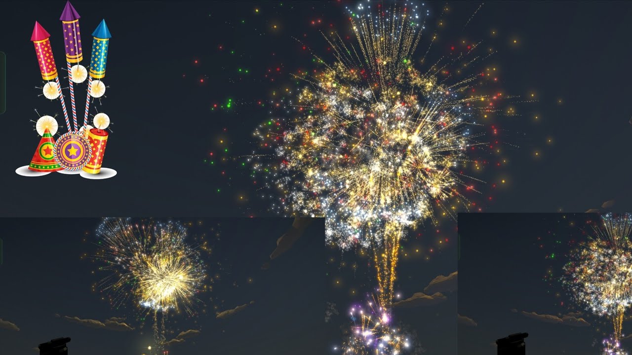 Awesome firework show (sd gaming yt) firework simulator 3D - YouTube