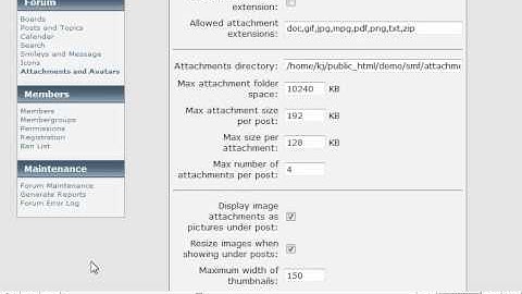 How to manage Attachments & Avatars and related settings in SMF - SMF Tutorials
