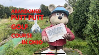 Abandoned Putt Putt Mini Golf Course in Ohio! Check it Out! 1970's 1980's Era