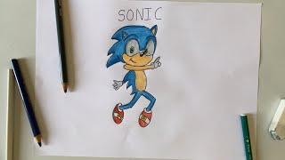How To Draw Sonic | Sonic Art | Sonic Drawing screenshot 4
