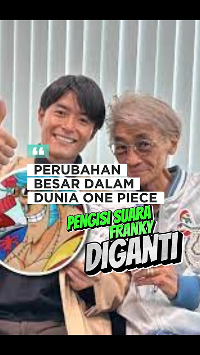 Sosok pengisi suara baru Franky #onepiece #shorts