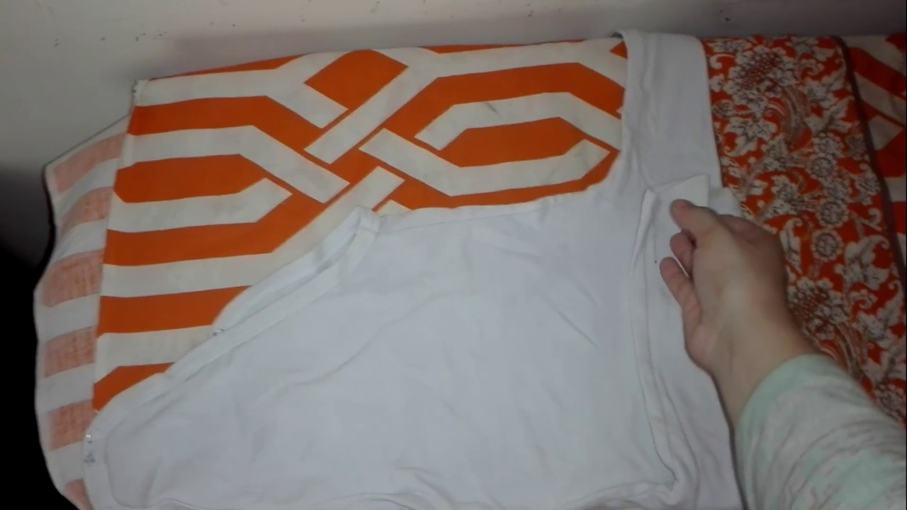 How to fold baby bodysuit/romper, quickly, easy method, DIY storage