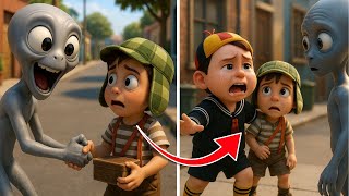 Chavito Es Atrapado Por Un Extraterrestre..pero Luegokiko Lo Protege-Compilación Completa