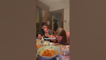 Not twirling my spaghetti in front of my Italian husband 😂 #shorts