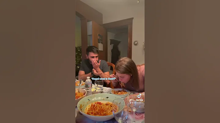Not twirling my spaghetti in front of my Italian husband 😂 #shorts