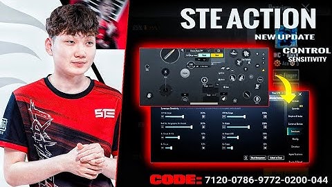 ACTION Gaming New Sensitivity/STE ACTION 5 finger claw control code Pubg/STE ACTION Sensitivity