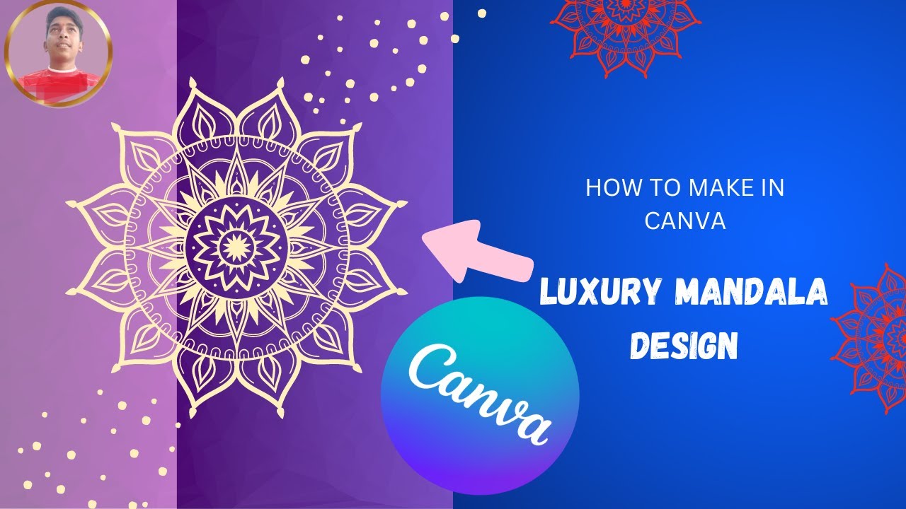 Using canva how to make mandala marrige tutorial youtube