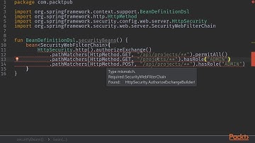 Full Stack Kotlin Development : Configuring Spring Security | packtpub.com
